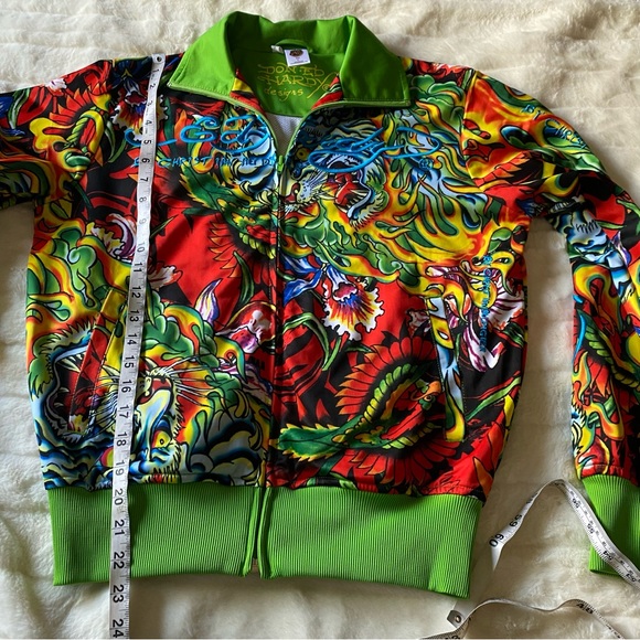 Ed Hardy Christian Audigier Tiger Lightweight Track Jacket Size S (Female) - Picture 7 of 12